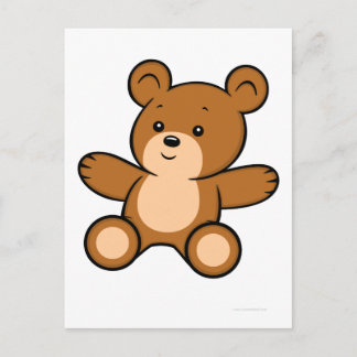 Personalizado Teddy Bear postal