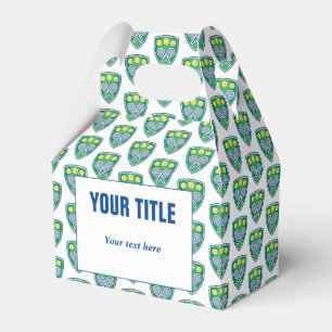 Personalizado tenis Caja de favores de la fiesta d
