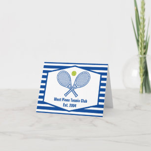 Personalizado Tennis Country Club Blue Striping