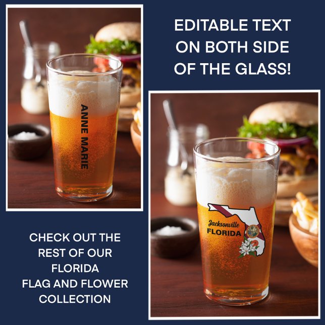 Personalizado Texto Bandera de Florida y Flor Nara (Subido por el creador)