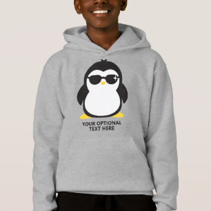 Personalizado texto camisetas de pingüino fresco