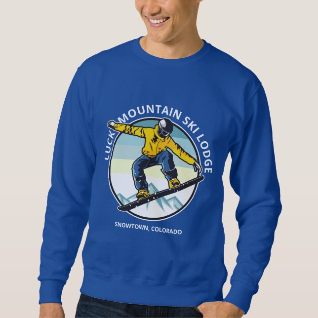 Personalizado texto camisetas SNOWBOARDER (Anverso)