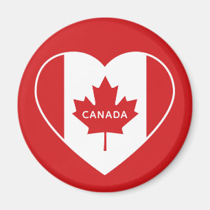 Personalizado texto CANADÁ Amor imán