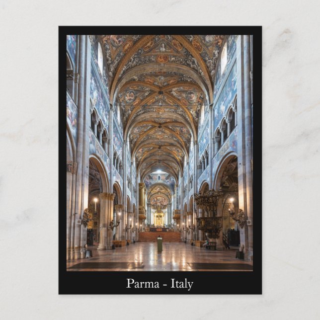Personalizado texto Catedral de Parma, postal de I (Anverso)