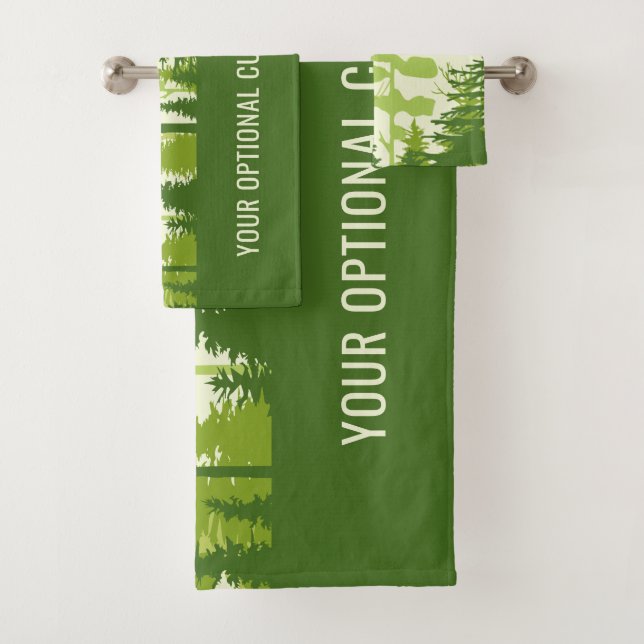 Personalizado texto conjunto de toallas de la Selv (In situ)