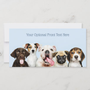 Personalizado texto Cute Puppies