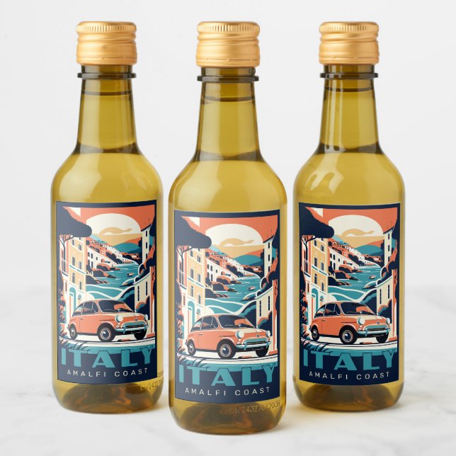 Personalizado Texto Italia (Botellas)