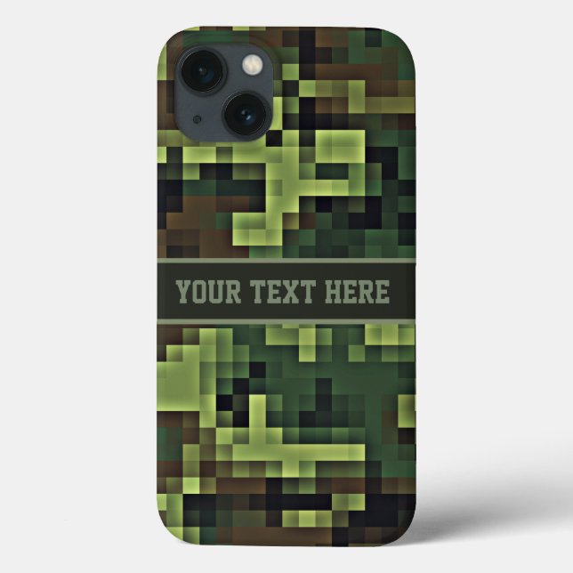 Personalizado Texto Resumen funda Camo iPhone 6 (Reverso)