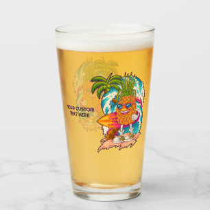 Personalizado Texto Surfing Pineapple