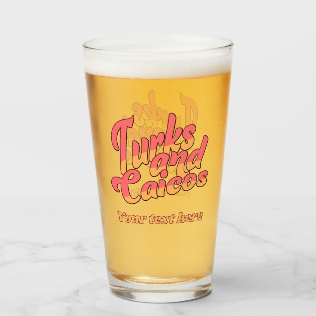 Personalizado Texto Turcos y Caicos (Reverso (lleno))