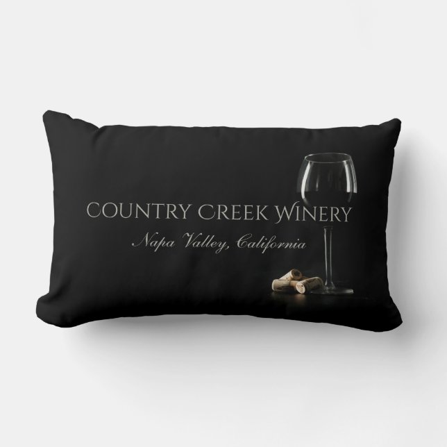 Personalizado Texto Vinos / almohadas de tiro de b (Anverso)