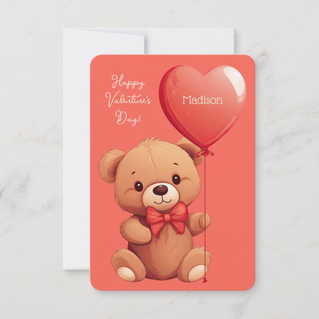 Personalizado Textos Amor Teddy (Anverso)