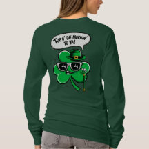 Personalizado Top O' The Mornin' Shamrock