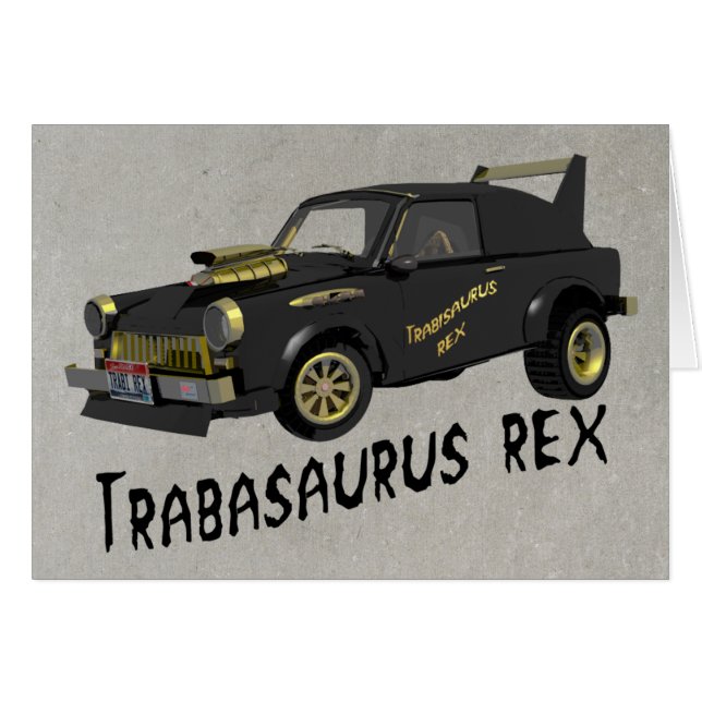 Personalizado Trabant Car de Alemania Oriental (Anverso (Horizontal))