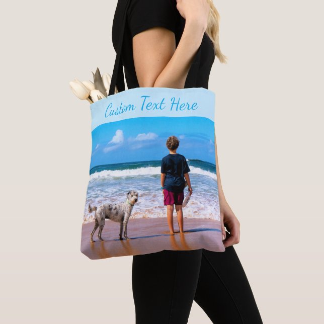 Personalizado tu bolsa de fotos con texto (Detalle)