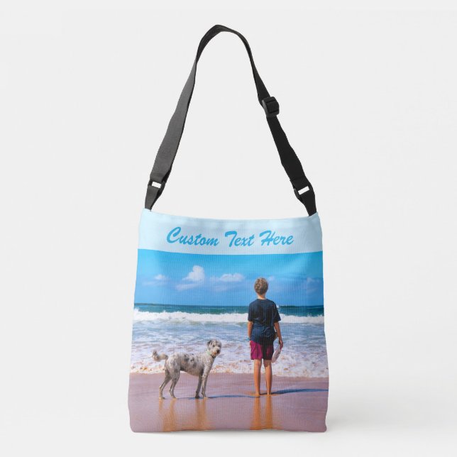 Personalizado tu bolsa de fotos de cuerpo cruzado  (Reverso)