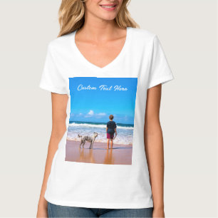Personalizado tu camiseta fotográfica con texto