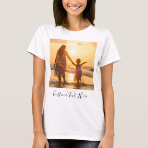 Personalizado tu camiseta fotográfica con texto