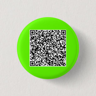 Personalizado Tu código QR Botón Funny - Elegir co
