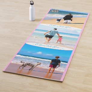 Personalizado Tu Collage de fotos Yoga Mat con Nom