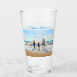 Personalizado tu foto de vidrio con texto