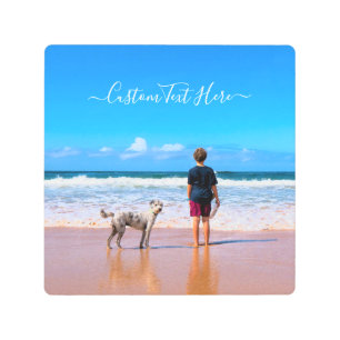 Personalizado tu foto impresión Metalizado con tex