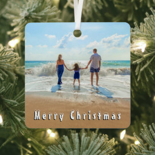 Personalizado Tu Foto Ornamento De Navidad Persona