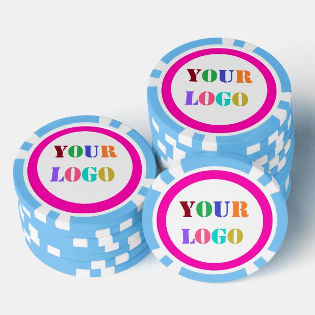Personalizado Tu Logotipo Chips de póquer de negoc (Pila)