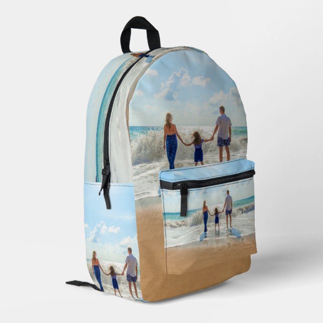 Personalizado Tu mochila fotográfica Regalo person (Esquina izquierda trasera)