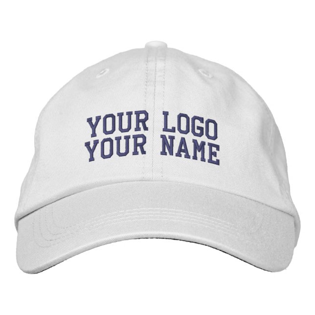 Personalizado Tu Nombre De Texto Gorra Bebisbol Bo (Anverso)