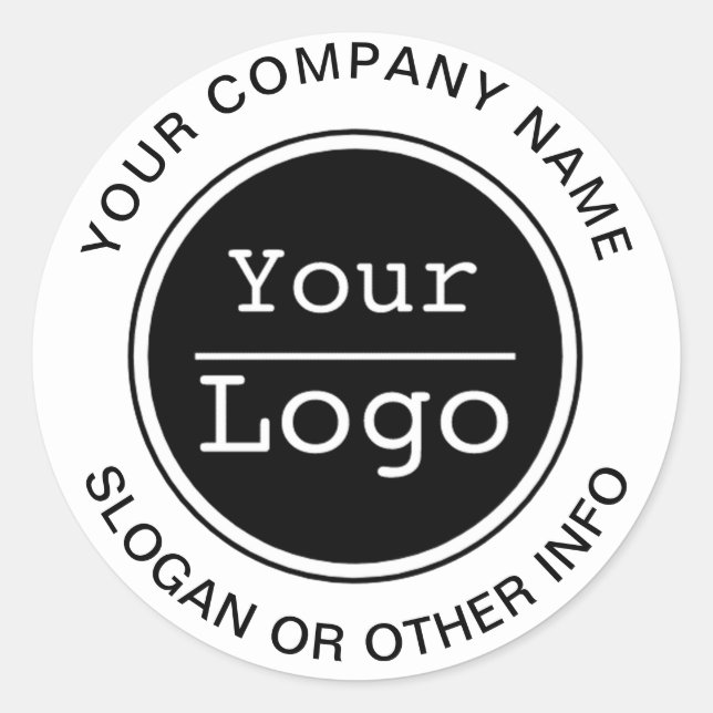 Personalizado tu propio pegatina redondo clásico (Anverso)