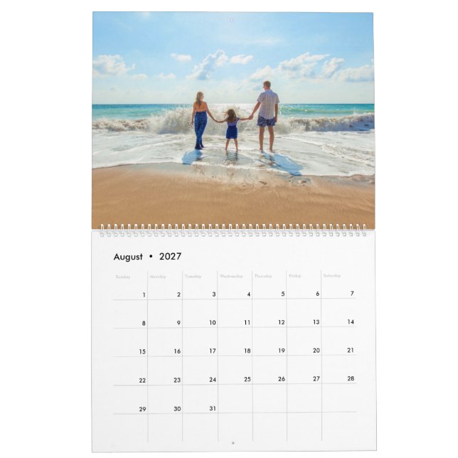 Personalizado tu regalo de calendario fotográfico  (Aug 2027)