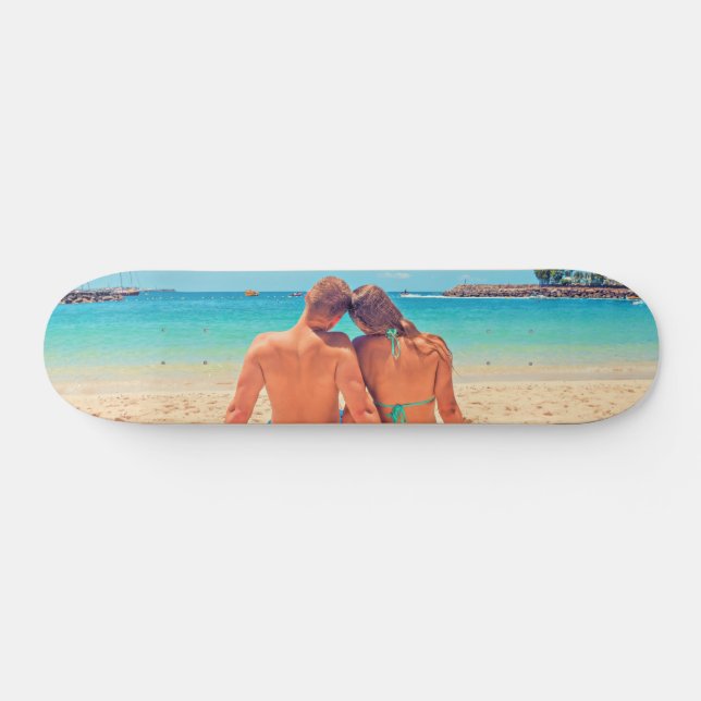 Personalizado Tu regalo de patineta fotográfica (Horz)