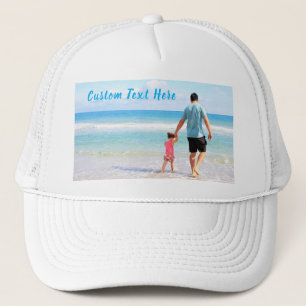 Personalizado tu sombrero para camioneros fotográf