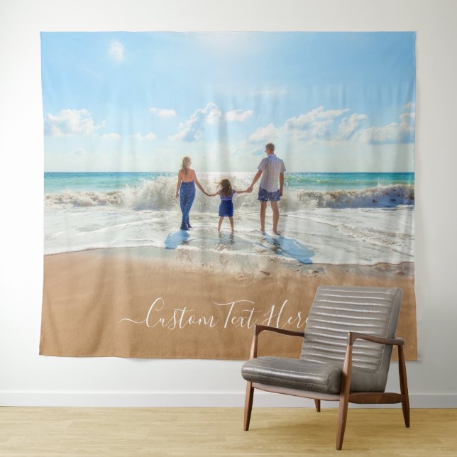 Personalizado tu tapiz fotográfico con texto (In situ (horizontal))