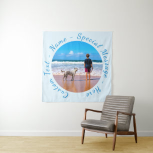 Personalizado tu tapiz fotográfico con texto Perso