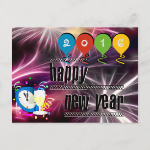 Personalizado tu tarjeta de Año Nuevo Feliz