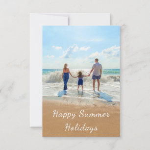 Personalizado Tu tarjeta de vacaciones de verano d