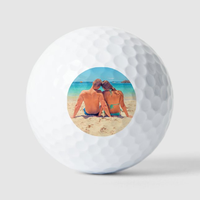 Personalizado Tus bolas de golf de fotos regalo pe (Anverso)