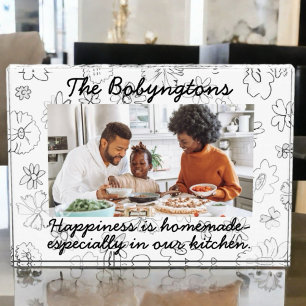 Personalizado una familia de fotos alegre blanco n