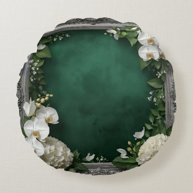 Personalizado único almohada redonda de 16 pulgada (Anverso)