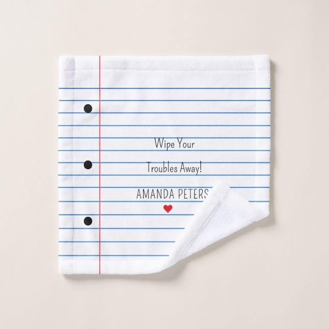 Personalizado único de hoja de papel en línea (Toallita)