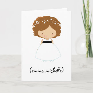 Personalizado "usted será mi florista?" Tarjeta