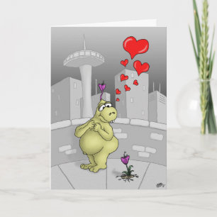 Personalizado Valentines tarjetas de amor verdader
