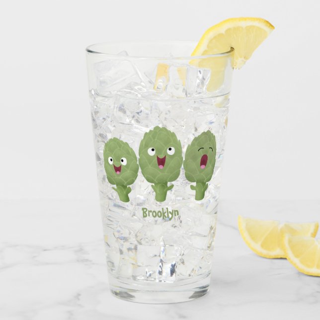 Personalizado vegetal de alcachofas de canto lindo (Reverso (hielo))