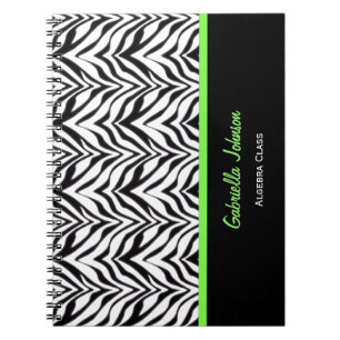 Personalizado: Verde arreglado: Cuaderno del