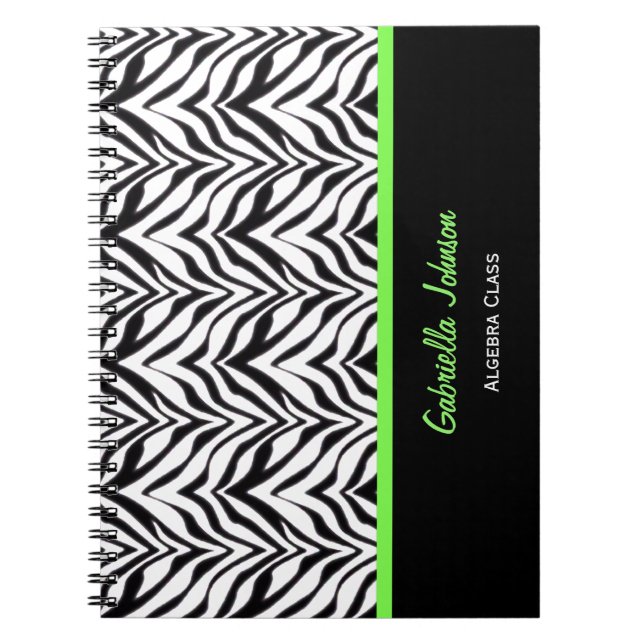 Personalizado: Verde arreglado: Cuaderno del (Frente)