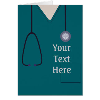 Personalizado Verde azulado Médica de enfermería