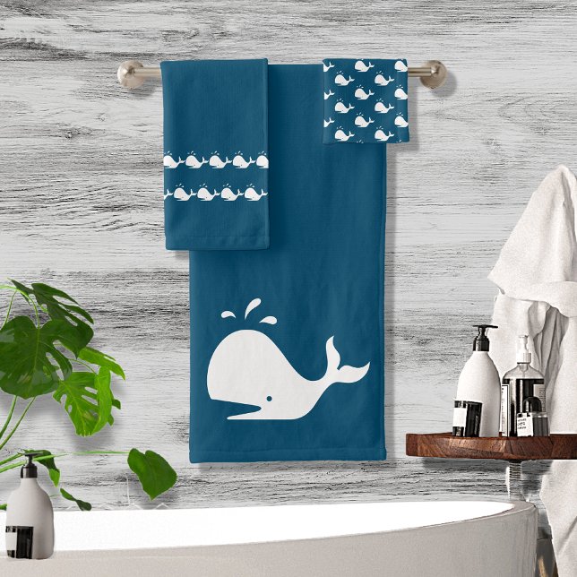 Personalizado Verde azulado oscuro Whale Nautical  (Subido por el creador)