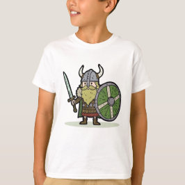 Personalizado Viking Dibujando Camisa para Niños